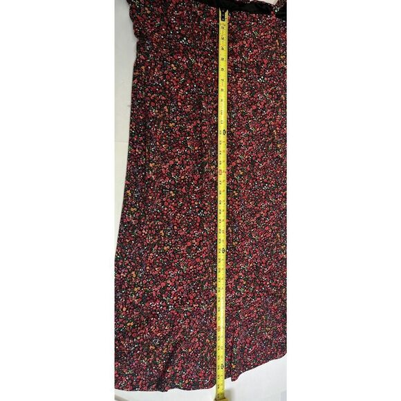 Anthropologie Hutch Dress Ditsy Floral Sweetheart Midi Flounce Hem XL Romantic - Picture 9 of 16